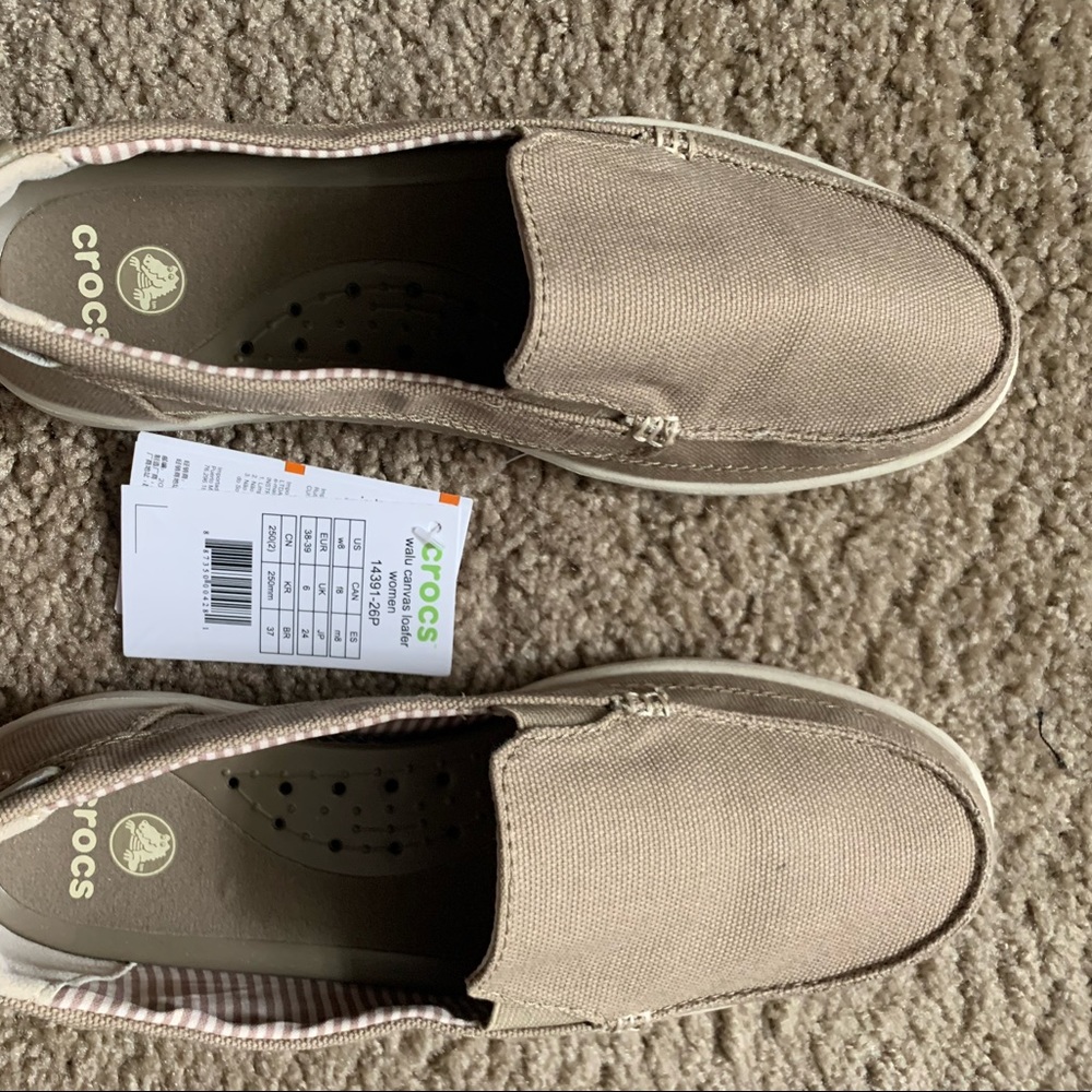 Crocs boat shoes. Never worn